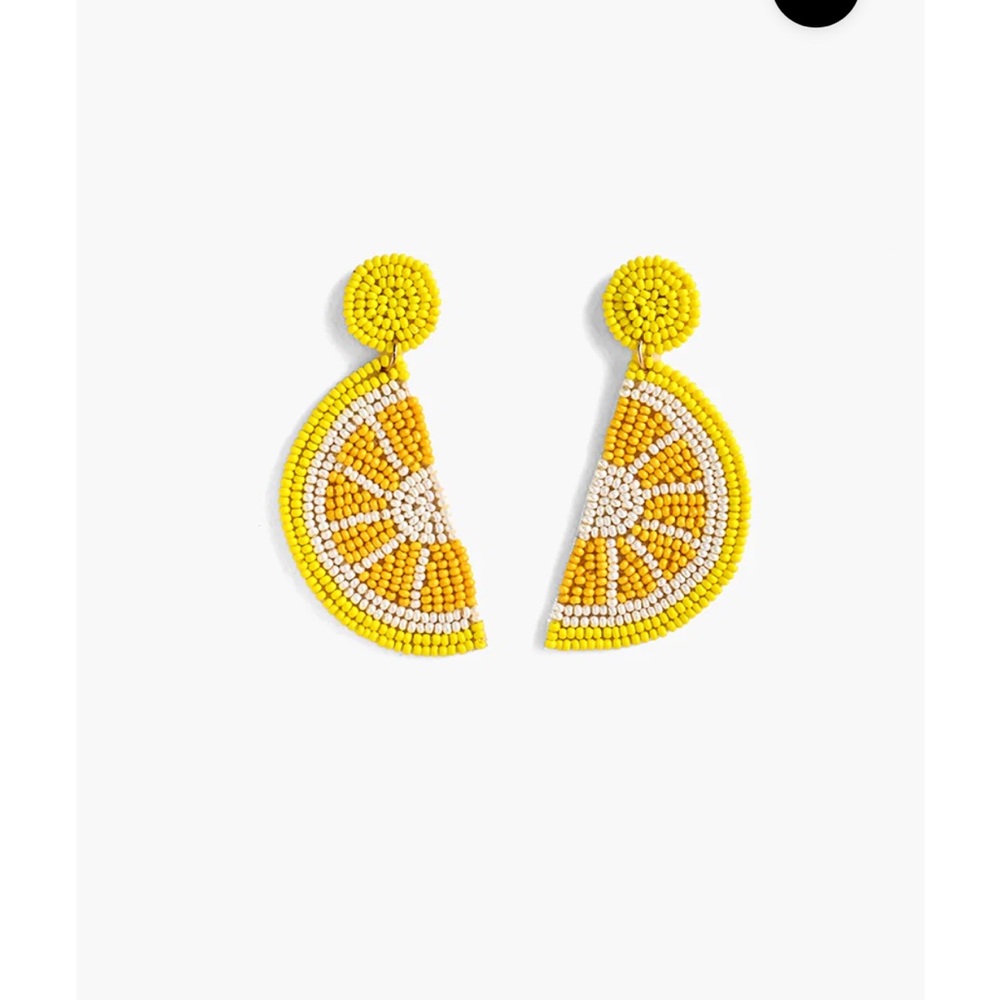 NEW America & Beyond: lucky lemon earrings